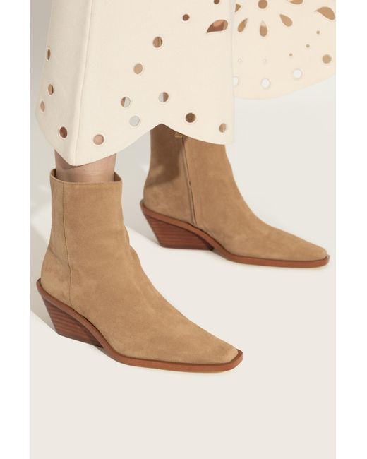 MICHAEL Michael Kors Brown Heeled Ankle Boots 'Nash'