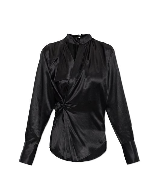 AllSaints Black Shirt 'Zellie'