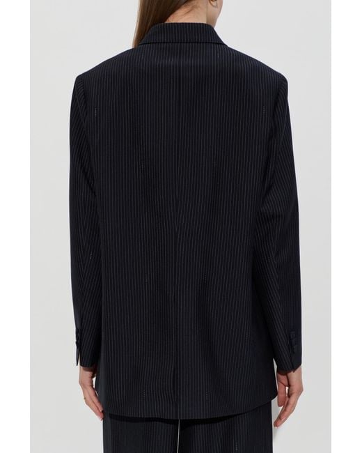 Fendi Black Wool Double-Breasted Blazer