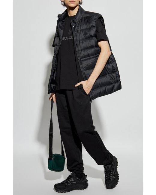 Moncler Black Sweatpants for men