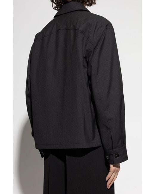 Bottega Veneta Black Wool Jacket for men