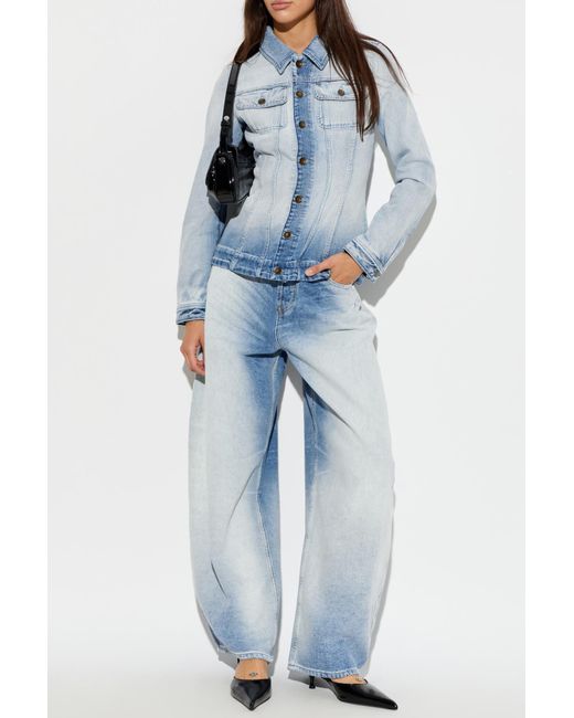 DIESEL Blue Jacket 'De-Katerin-
