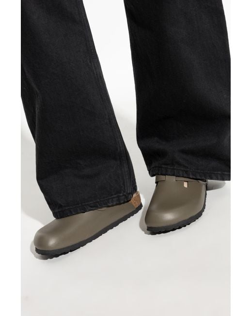 Birkenstock Gray Slides Boston Bs for men