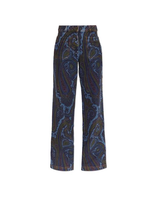 Etro Blue Jeans Trousers