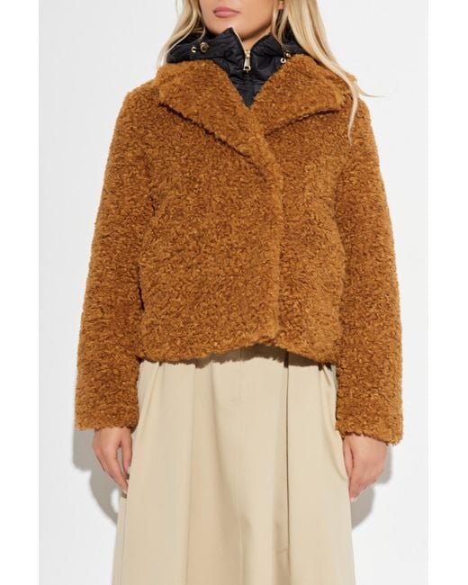 Moncler Brown Barbot Down Jacket