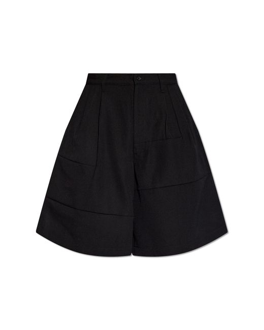 Comme des Garçons Black Wool Shorts, for men