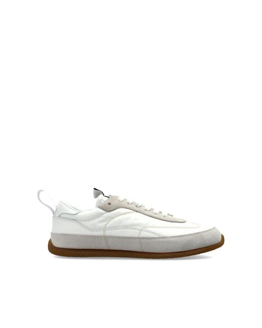 McQueen White Sports Shoes With Logo for men