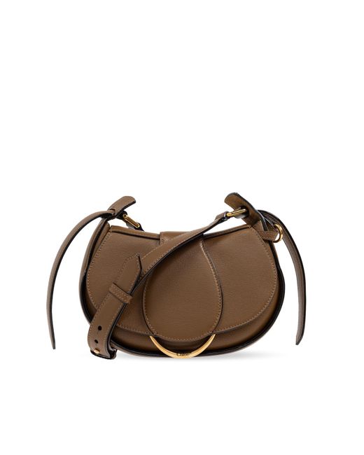 Chloé Brown Shoulder Bag Ride Small