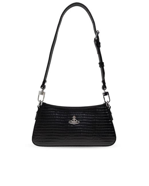 Vivienne Westwood Black Shoulder Bag "Tasha"