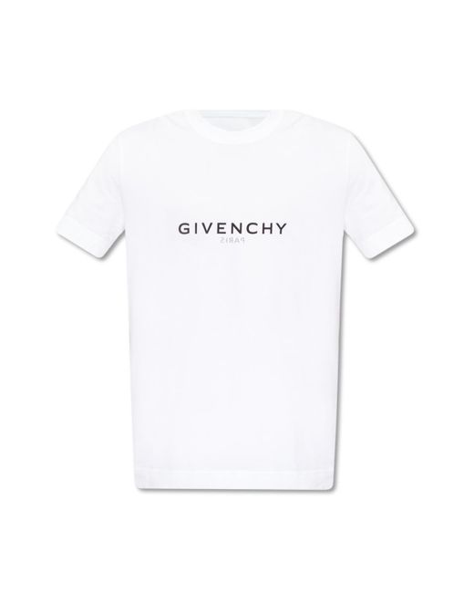Givenchy Cotton Logo T-shirt in White 