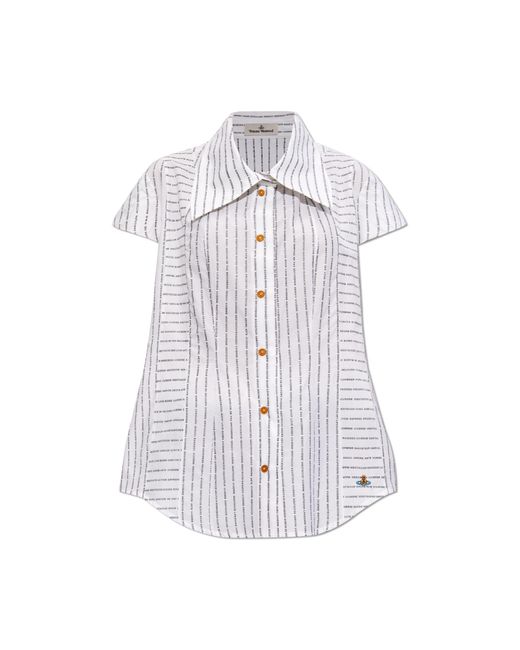 Vivienne Westwood White Shirt With Logo