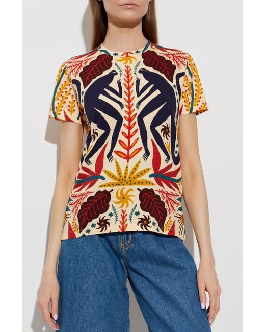 Etro Blue Patterned T-Shirt