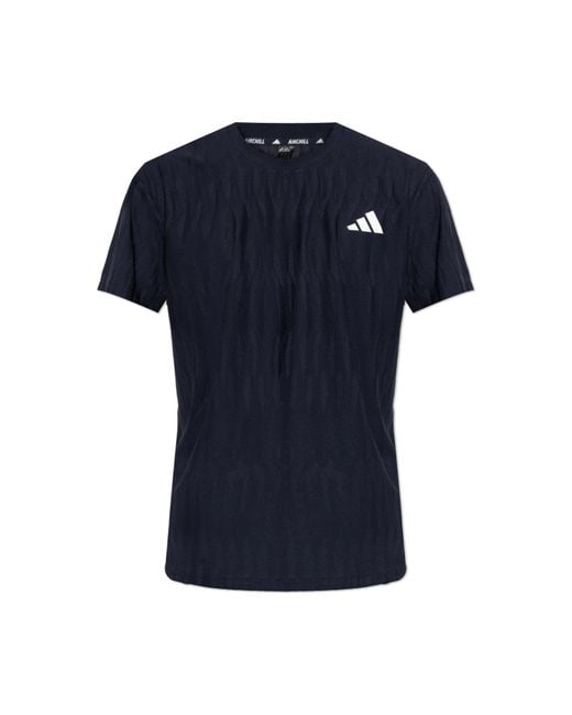 Adidas Originals Blue Training T-Shirt With Logo for men