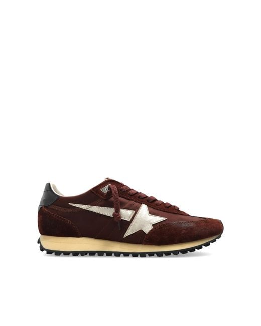 Golden Goose Deluxe Brand Brown 'Running Marathon M77' Sports Shoes for men