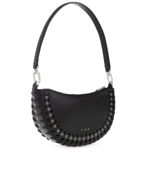 IRO Black Shoulder Bag 'Iri'