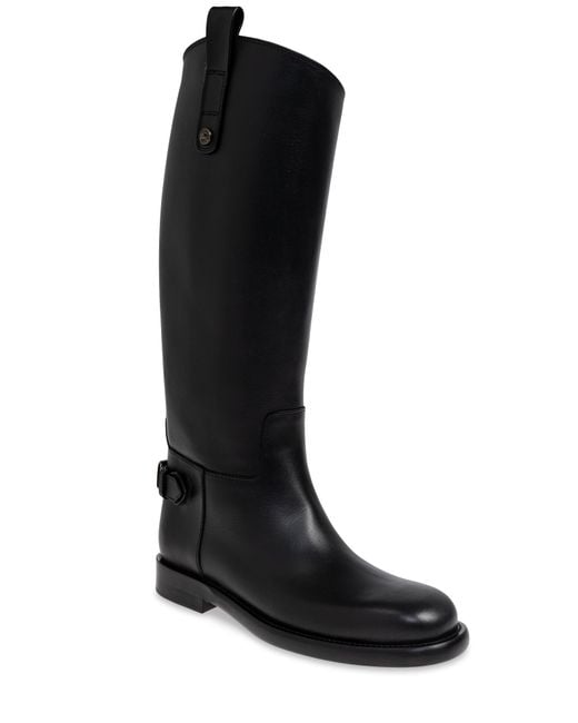 Burberry Black Cavalier Boots