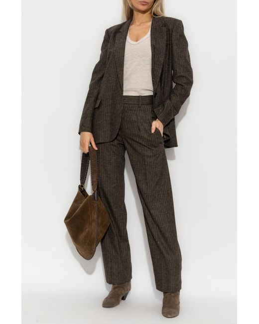 Isabel Marant Black Lisetta Trousers