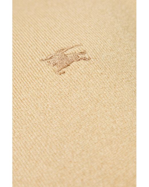 Burberry Natural Cashmere Sweater for men