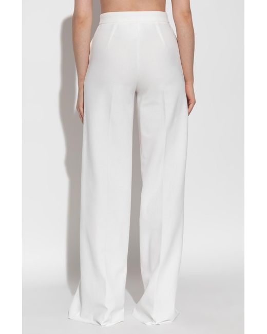 Max Mara White "Ponte" Trousers