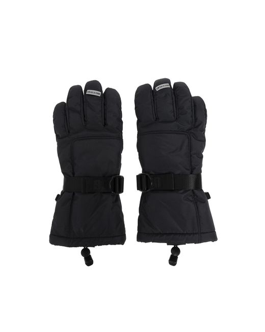 Ugg Black Shasta Ski Gloves With Faux Fur for men