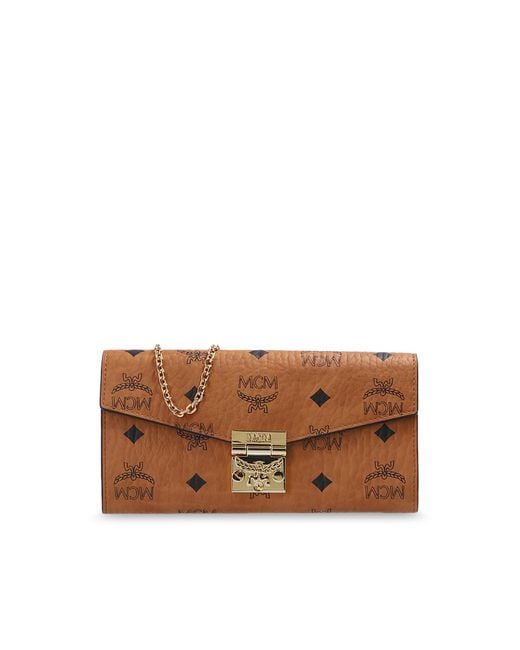 MCM Brown Wallet On Chain 'Patricia'