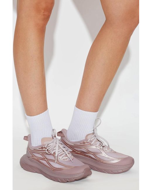 Hoka One One Brown "Mach Remastered Aura" Sports Shoes