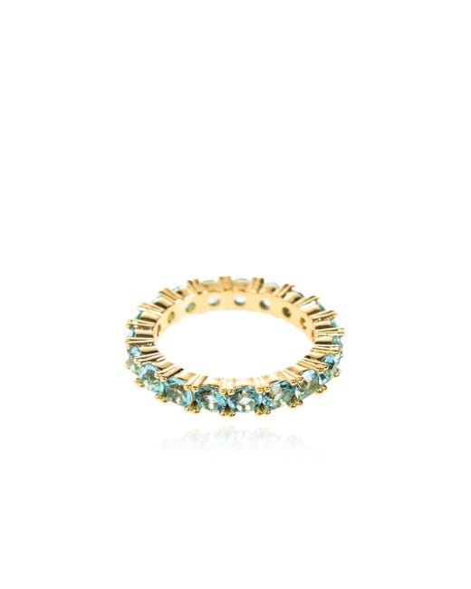 Kate Spade Green Set Of Three Rings