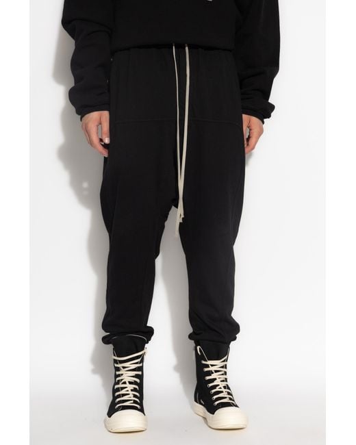 Rick Owens Black "Prisoner" Pants for men
