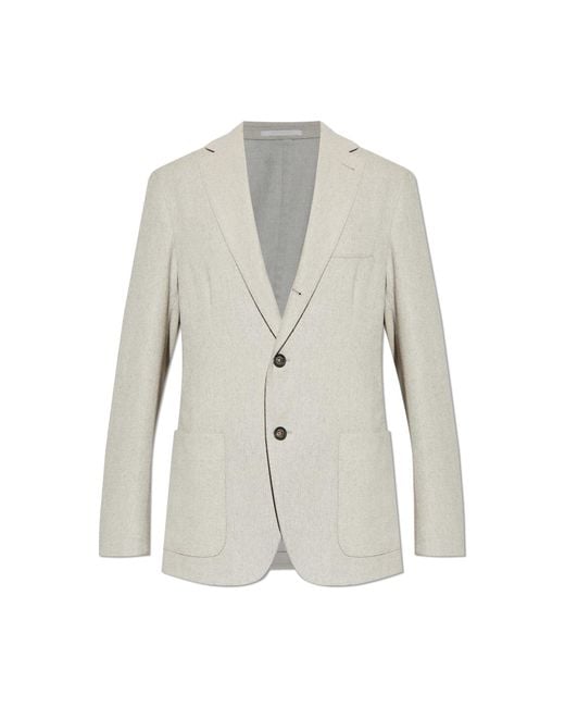 Eleventy White Wool Blazer for men