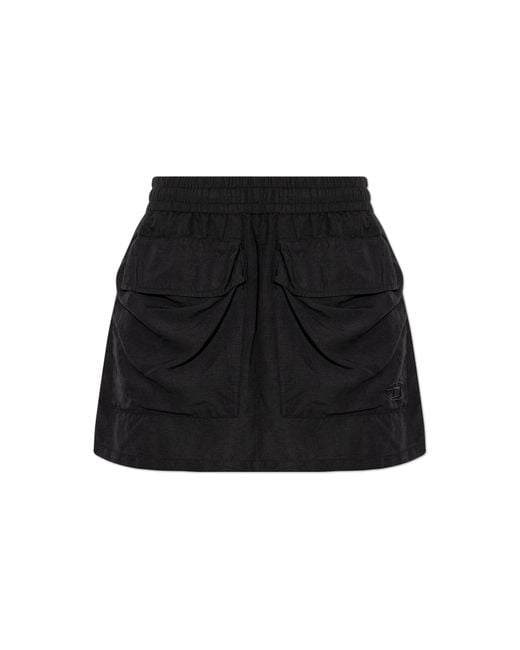 DIESEL Black Skirt 'O-Cean-S2'