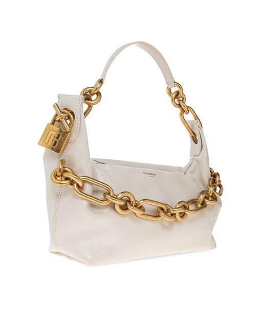 Balmain Natural 'Sync Medium' Hand-Held Bag
