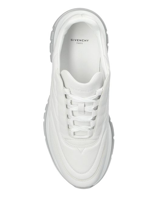 Givenchy White Sports Shoes With A Logo for men