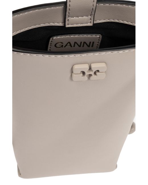 Ganni Natural Bou Shoulder Bag,