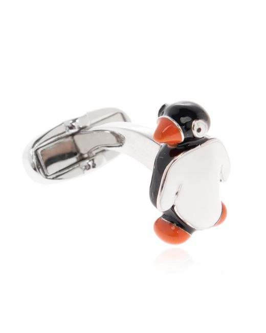 Paul Smith Blue Cufflinks With A Penguin Motif for men