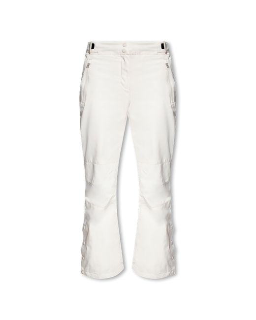 Yves Salomon White Ski Trousers,