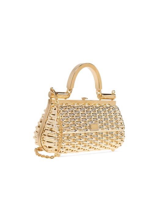 Dolce & Gabbana Metallic Shoulder Bag,
