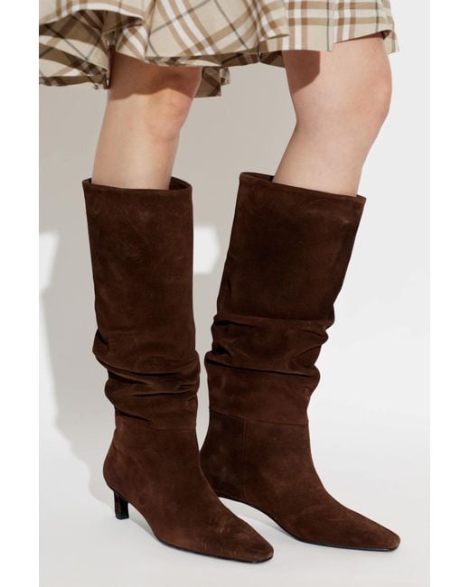 Alohas Brown Heeled Boots 'Kalila'