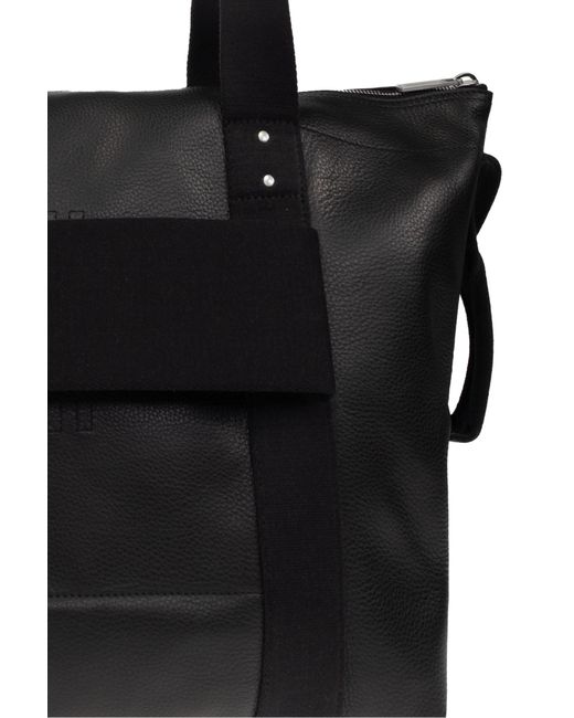 Rick Owens Black Leather Bag