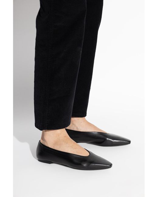 Aeyde Black "Betty" Ballet Flats