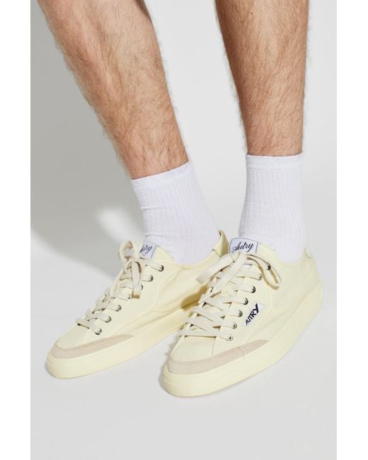 Autry White Windscape Low Sports Shoes for men