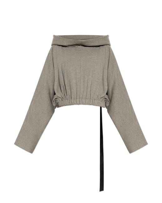 Rick Owens Black Short Hoodie