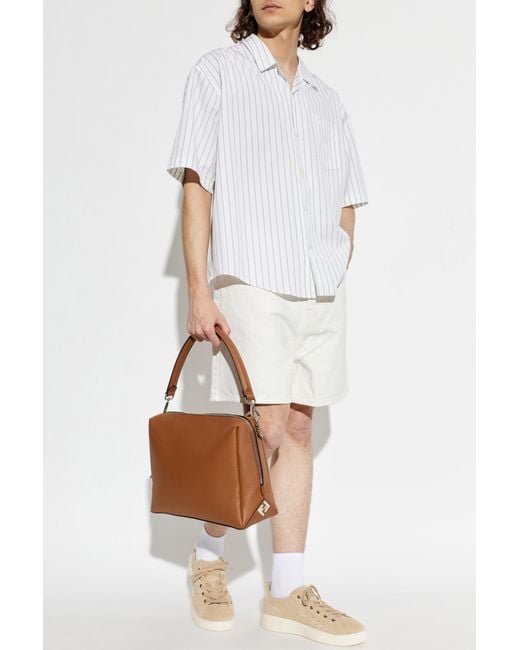 AMI White Short-Sleeved Shirt for men