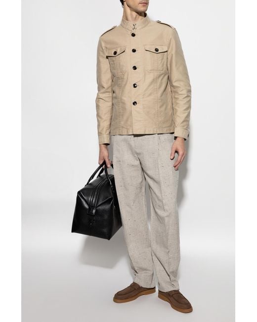 Tom Ford Natural Jacket With Pockets for men