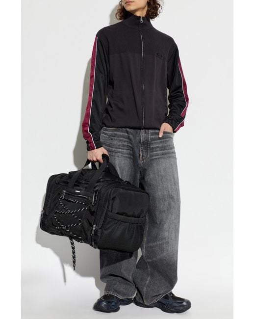Balenciaga Blue Sweatshirt With Logo for men