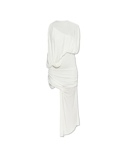 Christopher Esber White 'Cumulus Tucked' Dress