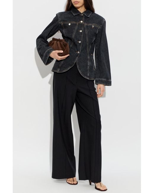 IRO Black 'Iloan' Denim Jacket