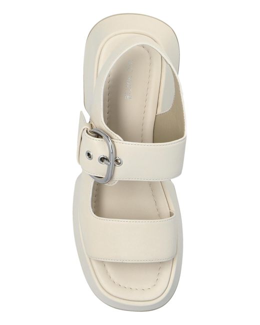 Vic Matié White Platform Sandals