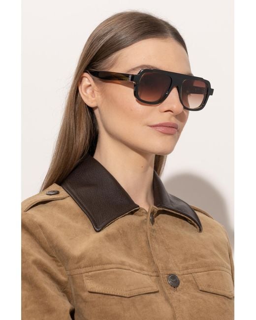 Thierry Lasry Brown 'Positivy' Sunglasses