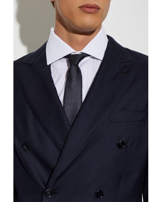 Brioni Blue Silk Tie for men