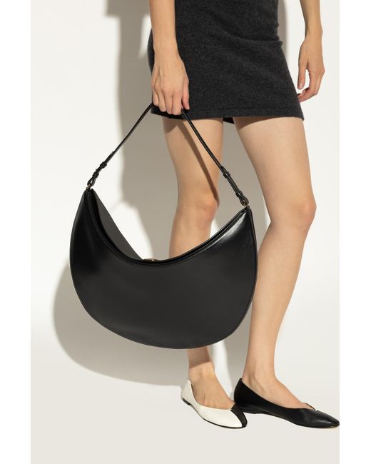 Jacquemus Black Shoulder Bag 'Le Sac Ovalo'
